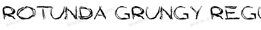 Rotunda grungy Regul字体转换